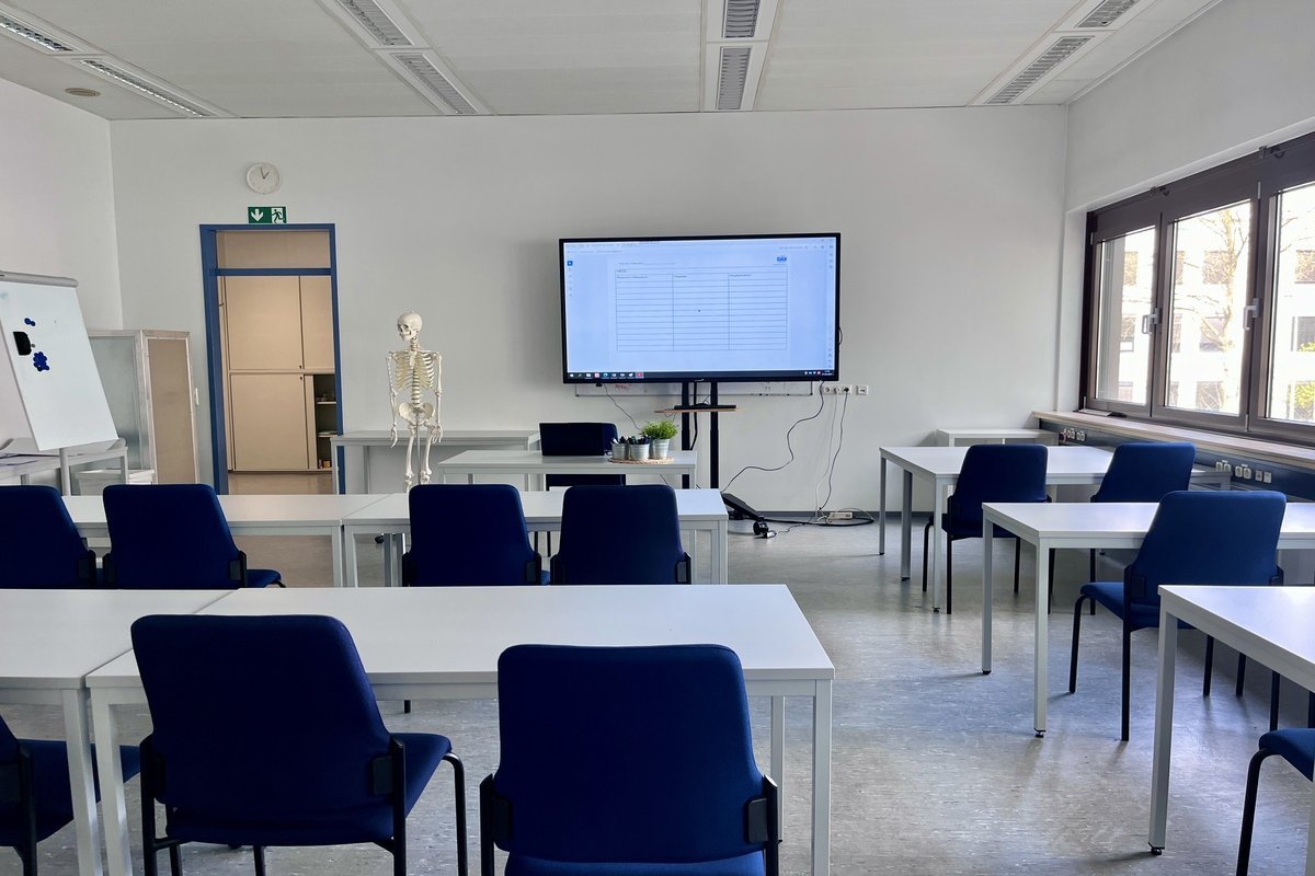 Lehrraum der DAA Siegen Pflegeschule
