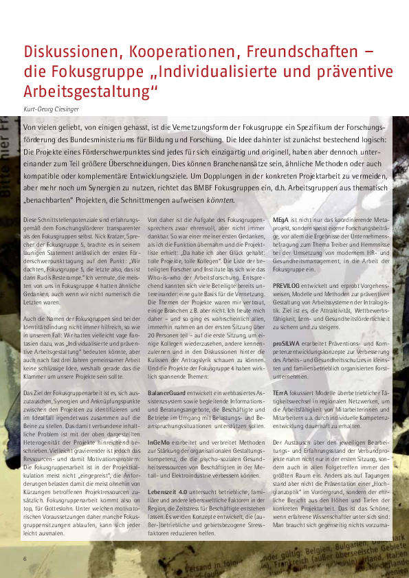 Artikelseite des Magazins praeview Ausgabe 01/2018