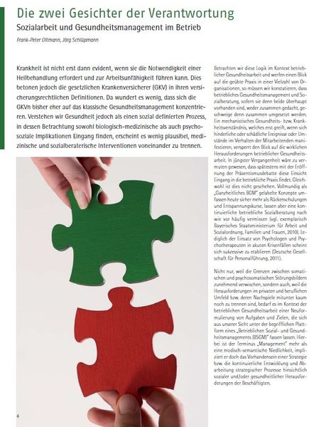 Eine Seite des Magazins transfær Ausgabe 02/2018
