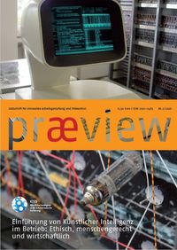 Titelseite des Magazins praeview Ausgabe 02/2021
