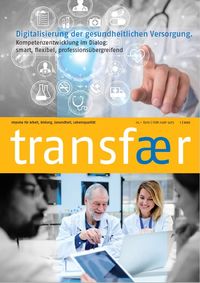 Titelseite des Magazins transfær Ausgabe 01/2022